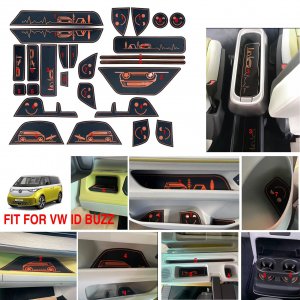 Volkswagen ID. Buzz Interior Upgade Kit - Non Slip Rubber Liner Kit - White